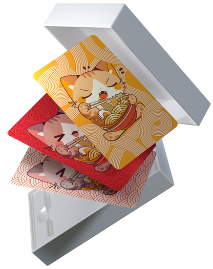 Tangem Wallet verpakking in Japanse anime-stijl – Ramen Cat editie