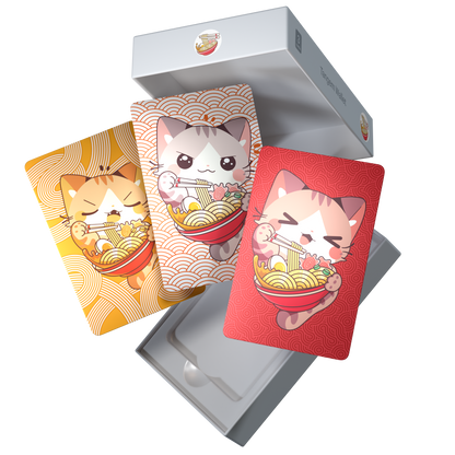 Tangem Wallet – 3 Kaart Set (Ramen Cat Collectie) | Cold Wallet met NFC in Japanse Anime Stijl