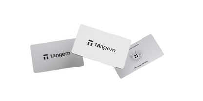 Tangem hardware wallet met smartphone via NFC